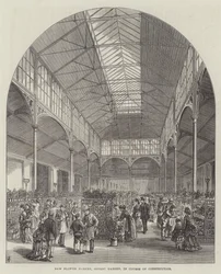 Nuevo Mercado de Flores, Covent Garden, en construcción